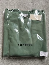 Sunspel Cotton Loopback Sweater Thyme Green L F1 Movie Brad Pitt Rare Sold Out