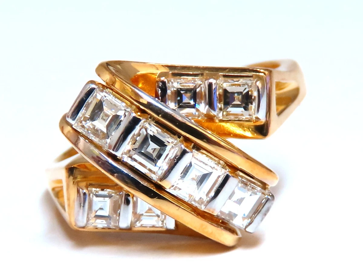 Baguette sale cluster ring
