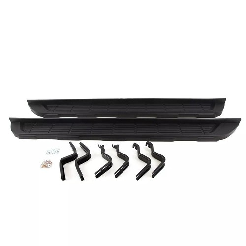OE STYLE RUNNING BOARDS/ STEPS - ALL BLACK FOR DOUBLE CAB FORD RANGER T6 2012-22 - Picture 4 of 10
