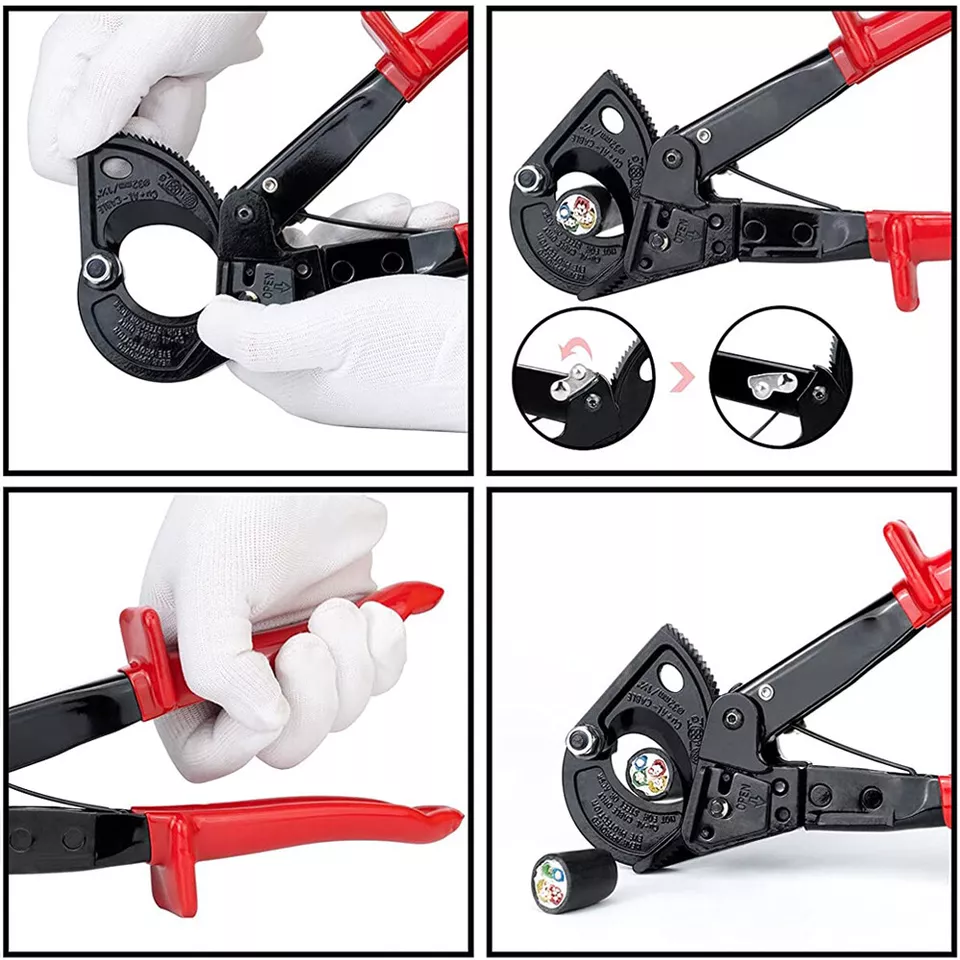 Heavy Duty Ratchet Cable Cutter Cut Up To 240mm2 Ratcheting Wire Cut Hand Tool Heavy Duty Ratchet Cable Cutter Cut Up To 240mm2 Ratcheting Wire Cut Hand Tool