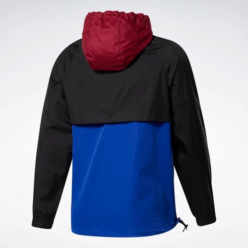 Reebok Classics Archive Anorak GV3465 Mens Pullover Hooded Parka Jacket Coat Top - Picture 6 of 7