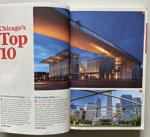 Lonely Planet Chicago (Travel Guide) Pull-out Map Local Secret 8th Edition 2017 - Picture 5 of 9