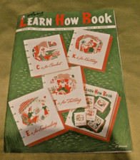 LEARN HOW BOOK 170-A CROCHET - KNIT, TATTING EMBROIDERY VINTAGE 1952 BOOK