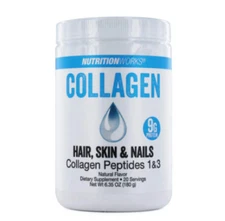 Lot of 2 Nutrition Works Collagen Peptides 1 & 3 Powder