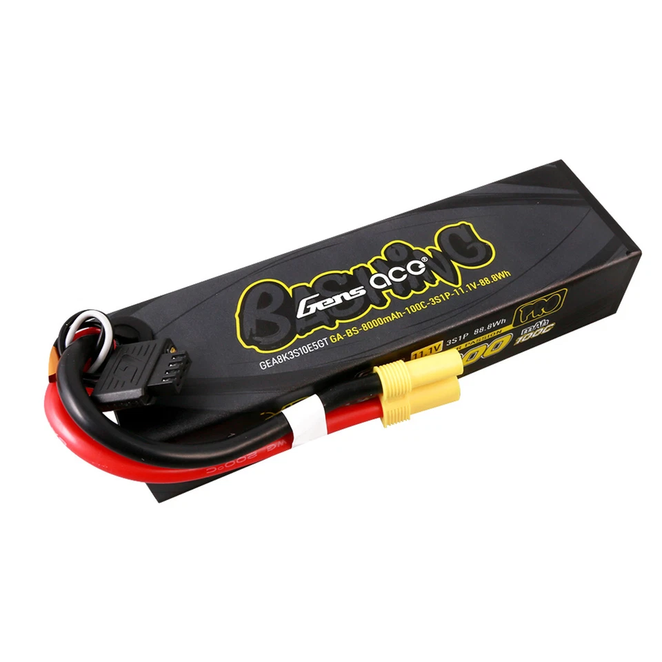 Gens Ace G-Tech 8000mAh 11.1V 100C 3S Lipo Akku EC5 Für 1:8 1:10 ARRMA RC Auto