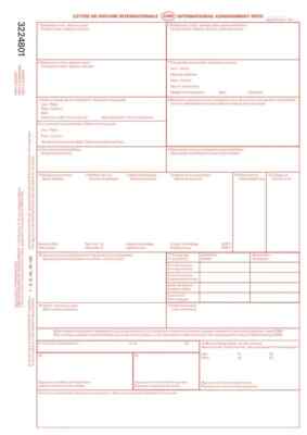 CMR Frachtbriefe - 4-teilig - 100 Sets pro Packung: 100210 TachPro