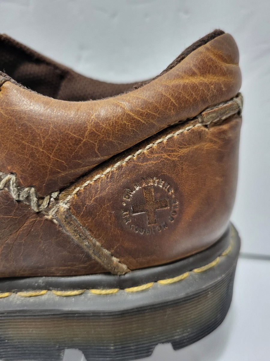 Vintage Dr. Martens 11648 Brown Leather Oxfords AirWair Lug Sole Mens 12 Vintage Dr. Martens Doc AirWair Martens 11648 Brown Mens Sz  main image 2