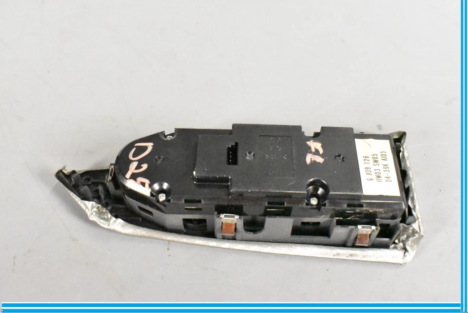 BMW 645Ci 650i 2004-2007 interruptor de ventana eléctrica principal delantero izquierdo 6939126 OEM Foto 4 de 4