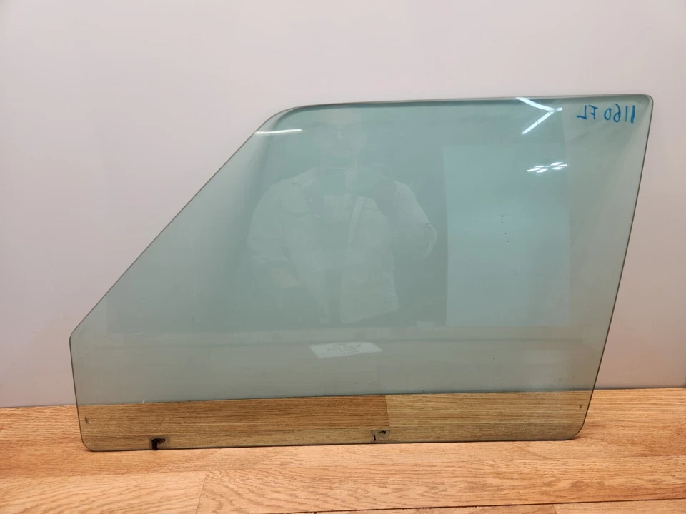 ✅ 82-88 OEM BMW E28 528 535 M5 sedán ventana delantera izquierda lado conductor vidrio Foto 2 de 4