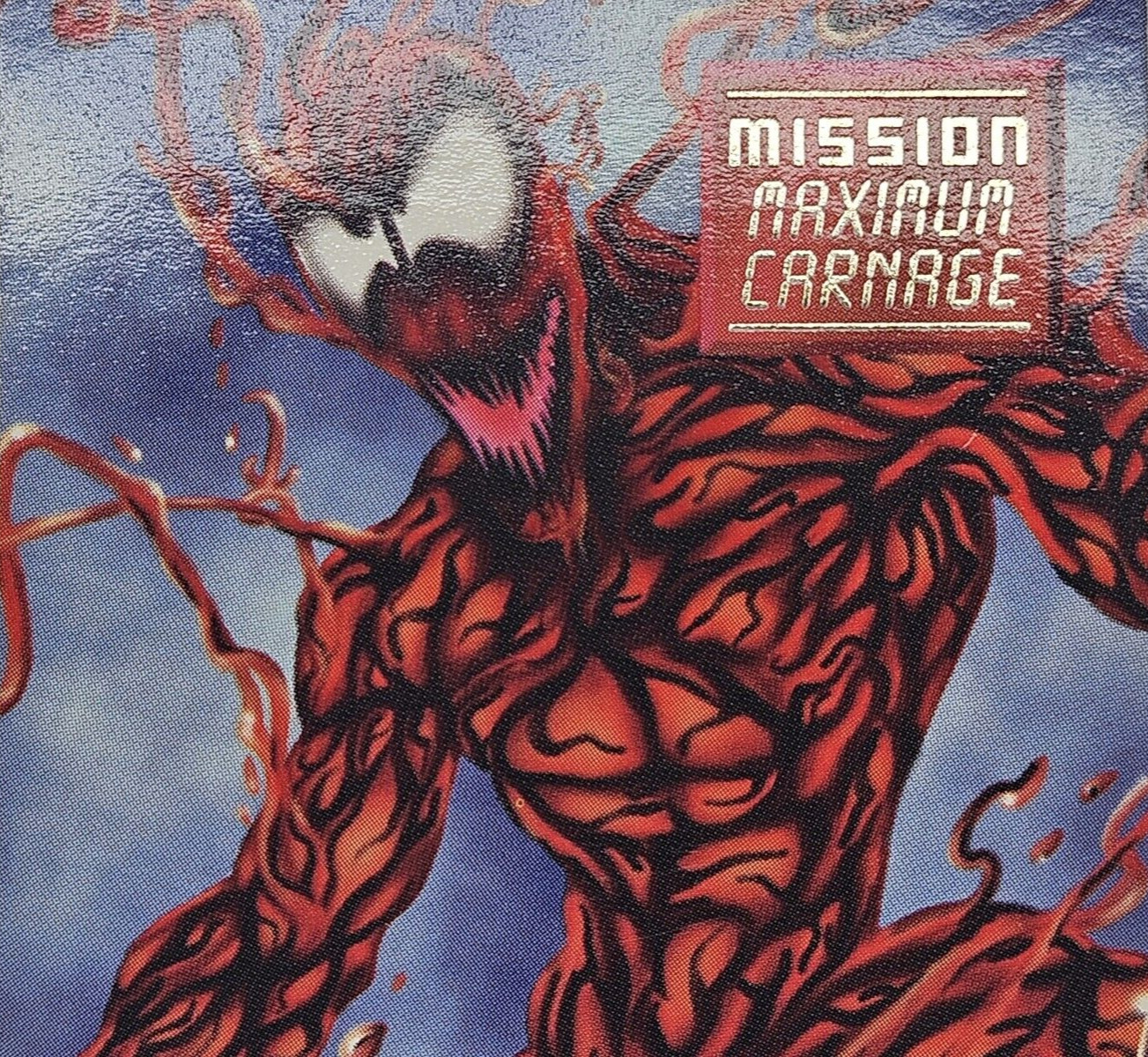 Spider Man OVERPOWER Maximum Carnage Mission Card SET Complete 1995  Marvel