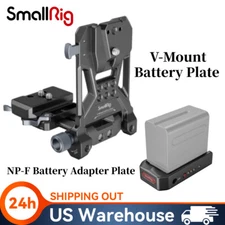 SmallRig V-Mount Battery Plate with QR Plate for Arca&NP-F Battery Adapter Plate