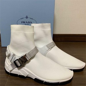 prada buckle sneakers