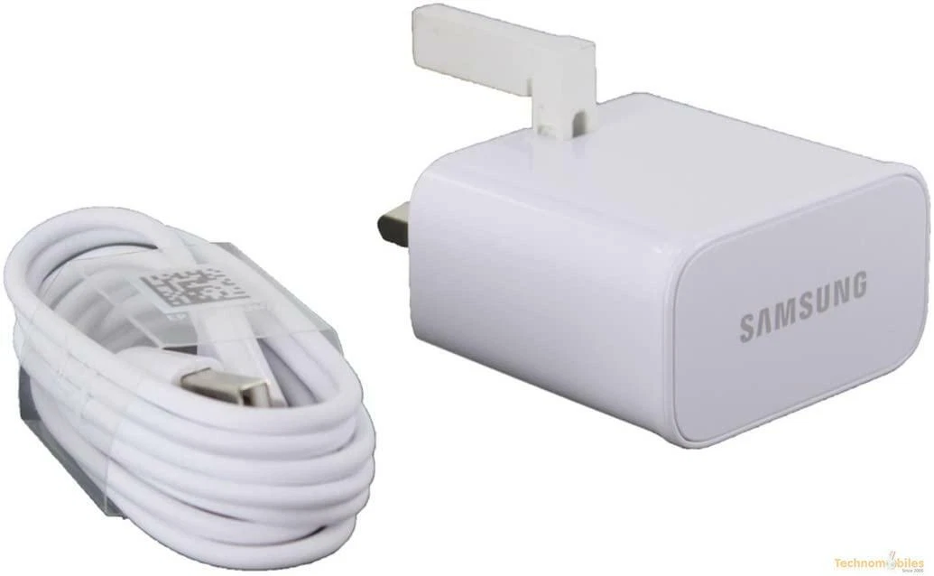 Genuine Samsung Fast Adaptive Mains White EP-TA50UWE + MIcro USB Cable