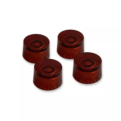 Gibson Style Extra Tall Vintage 50's Speed Knobs - Black, Gold or Amber Set of 4