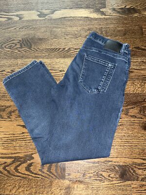 Perry Ellis Slim Fit Stretch Mens Jeans Size 32x29 Dark Wash