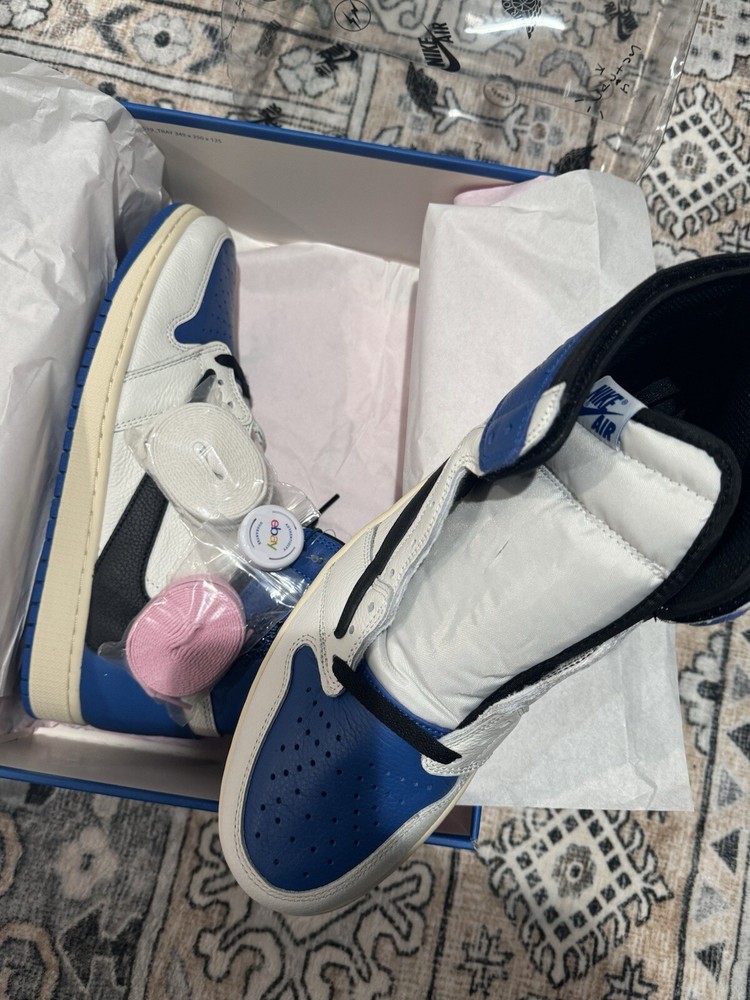 Size 12.5 - Jordan 1 Retro x Fragment Design x Travis Scott High Blue