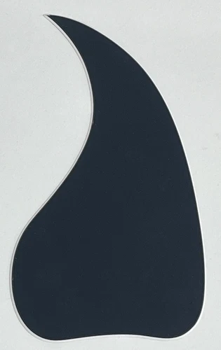 Acoustic Guitar Pickguard Self Adhesive Sheet For Gibson J45 Style,2 Ply Black