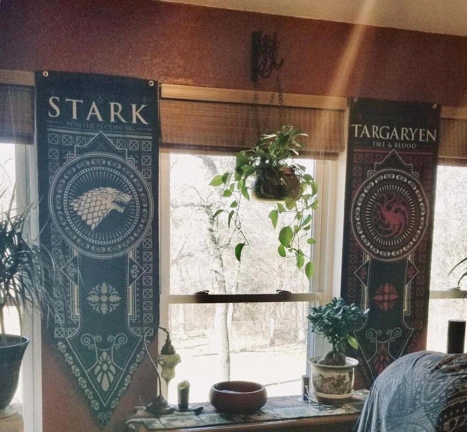 Juego de Tronos Casa Banner 3pk, Casa Stark, Targaryen, Lannister Foto 4 de 4