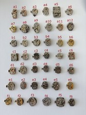 Ladies mechanical watch movements for parts or repair dial hands crown balance