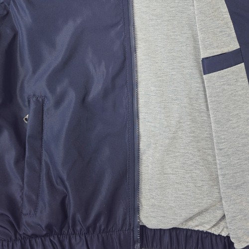 Smanicato Uomo Leggero Zip Gilet con Tasche Interno Foderato Blu Nero VEQUE - Foto 23 di 30
