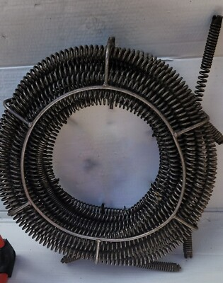 #ad 7 8quot; Cable 45#x27; Sectional Pipe Drain Cleaning Cable amp;Carrier fits RIDGID K60 C10 $139.99