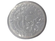 Round Dragonfly Stepping Stone Plaster or Concrete Mold 1106 Moldcreations