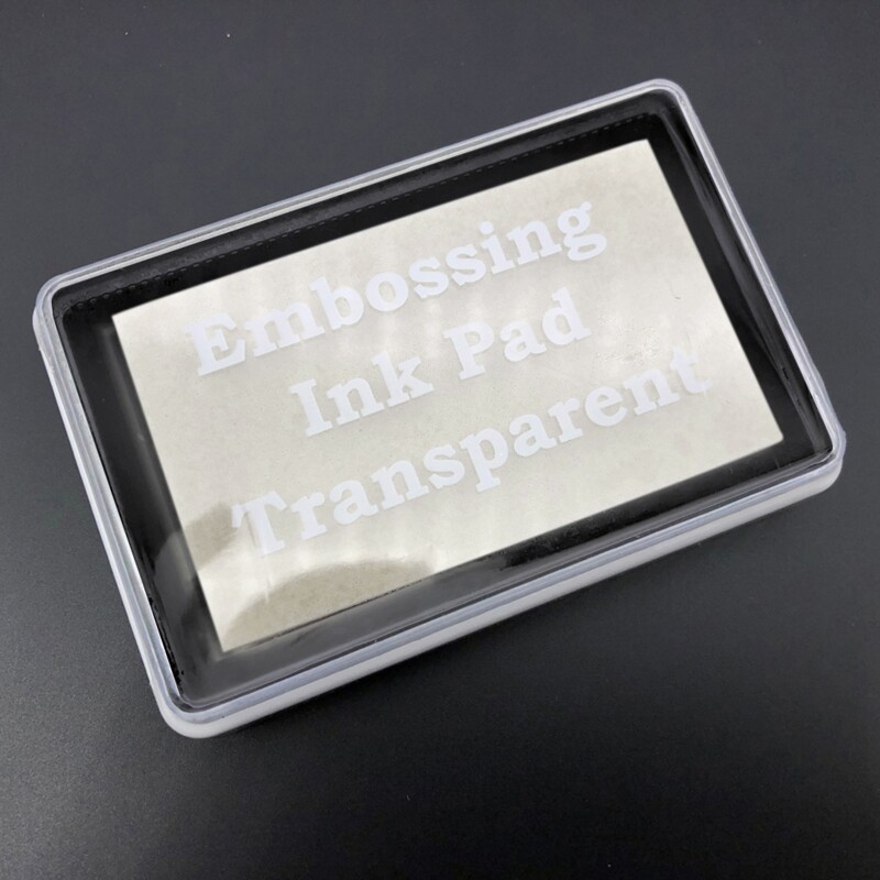 Embossing Ink Pad Transparent Stamp Inkpad for DIY Planner Scrapbook Card Making eBay