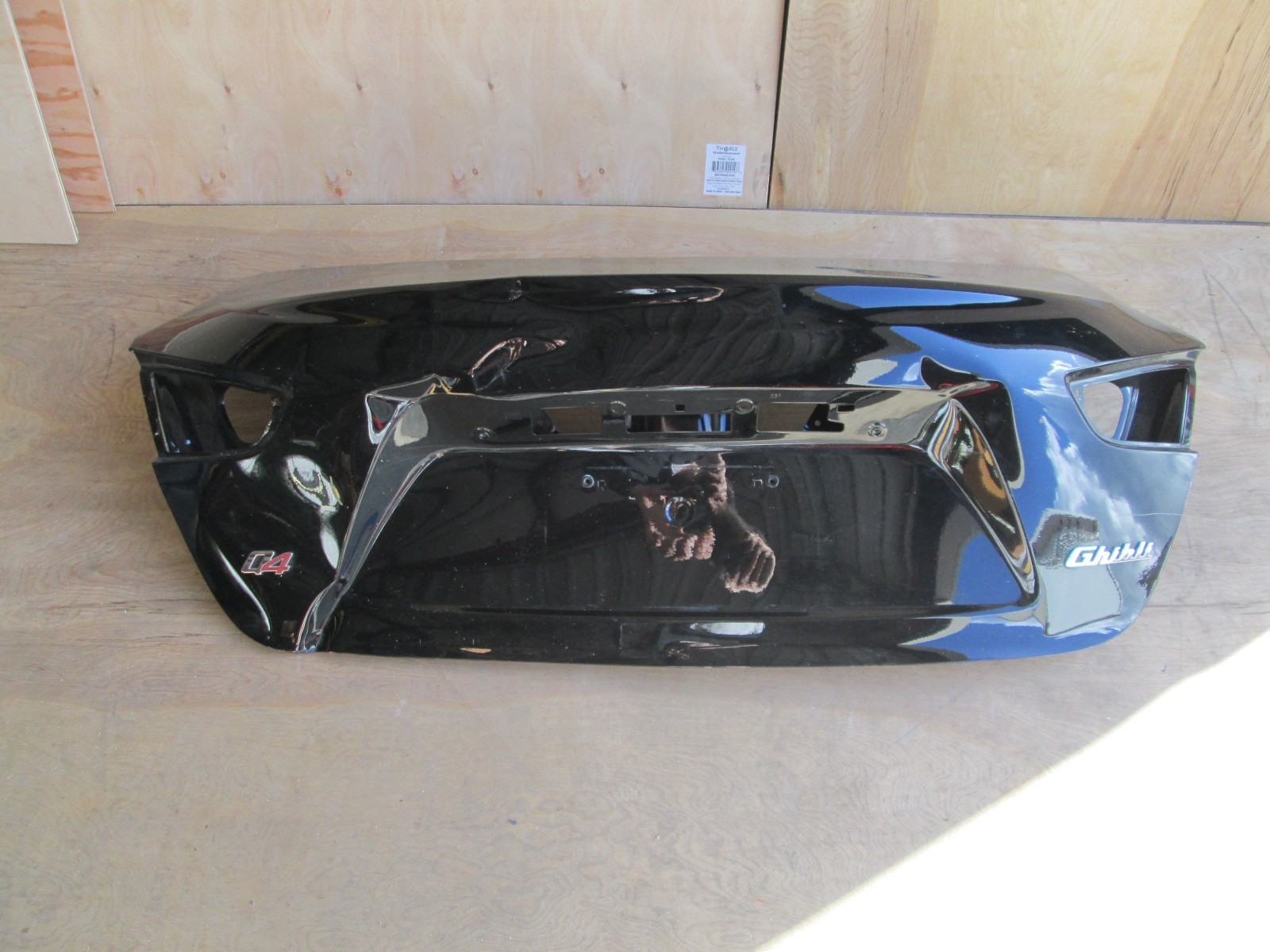 Maserati Ghibli Rear Trunk Lid - USED- damaged -  Part # 673001730