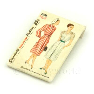 Puppenhaus Miniatur Simplicity Kleid Muster Paket 