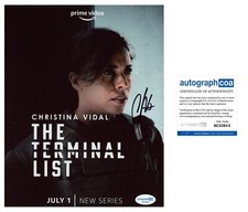 Christina Vidal ‘The Terminal List’ Signed Autograph 8x10 Photo Mac Wilson ACOA