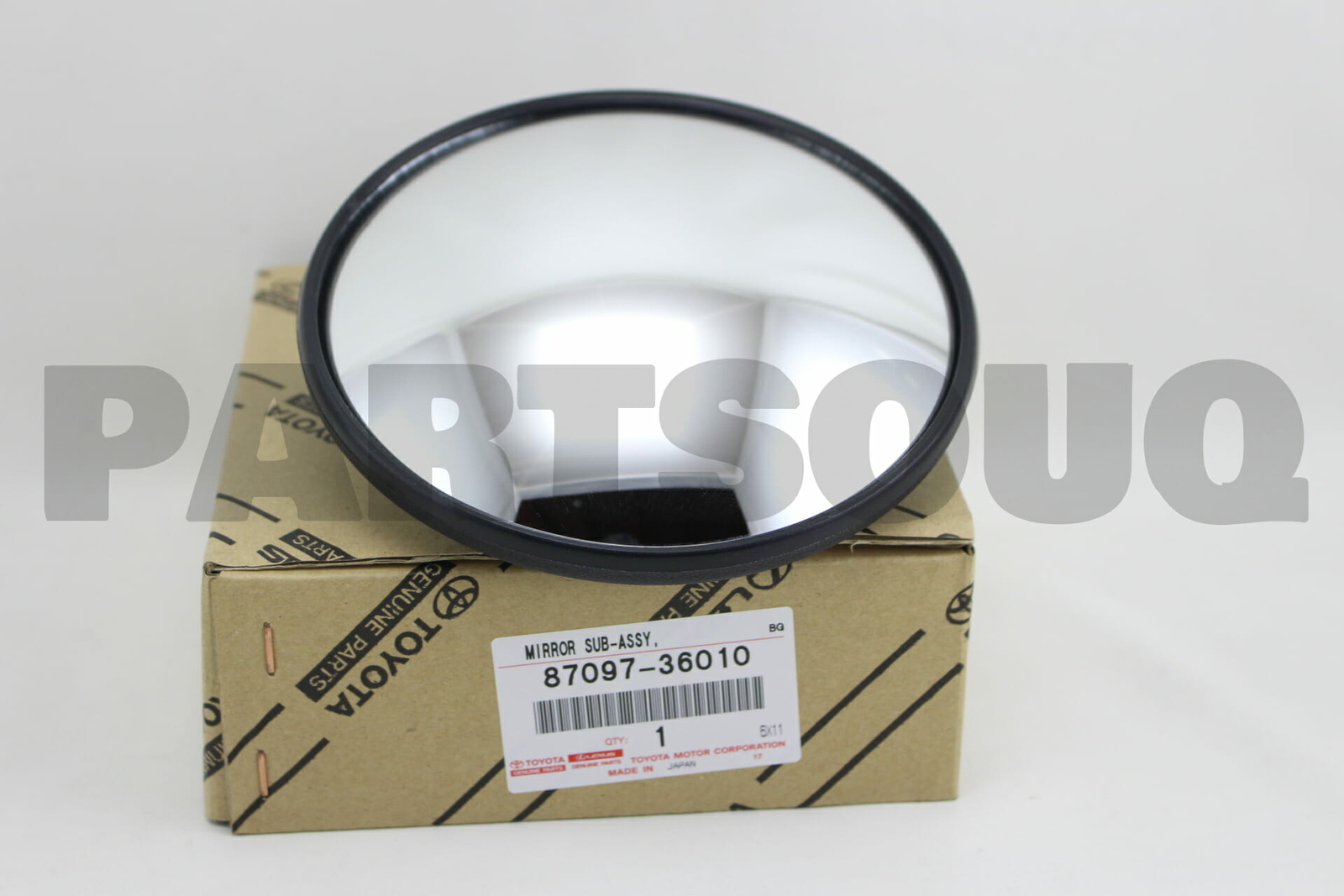 8709736010 Genuine Toyota MIRROR SUB-ASSY, OUTER UNDER VIEW 87097  