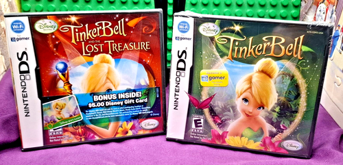 Nintendo Ds Tinker Bell Tinker Bell Lost Treasure Sealed Mint rare free P&H Aus - Picture 7 of 9