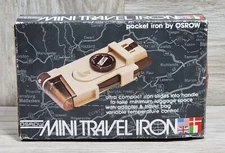 Osrow Tourist Mini Iron Style SD-03T Portable Dual Voltage Compact 1983 - NEW - 