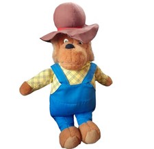 The Berenstain Bears Papa Bear Plush 1982 Vintage Stuffed Animal Fisher Price