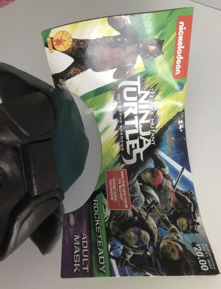 Teenage Mutant Ninja Turtles 3/4 Mask Halloween Costume Accessory NWT Leonardo - Image 3 of 4