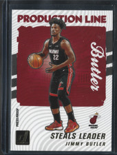 2021-22 Panini Donruss PRODUCTION LINE STEALS LEADER Press Proof #4 Jimmy Butler