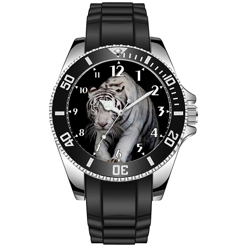 White Tiger Rare Collectible Unisex Designer Watch