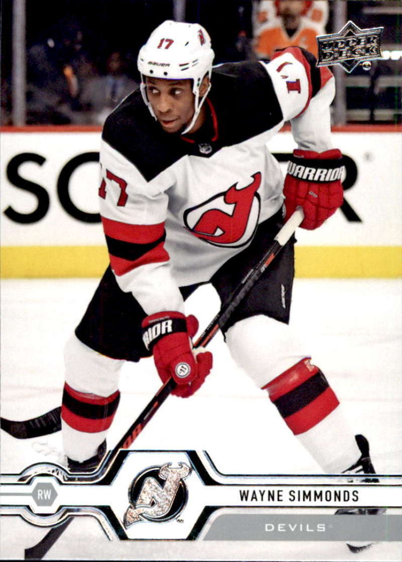 2019-20 Upper Deck #331 Wayne Simmonds New Jersey Devils