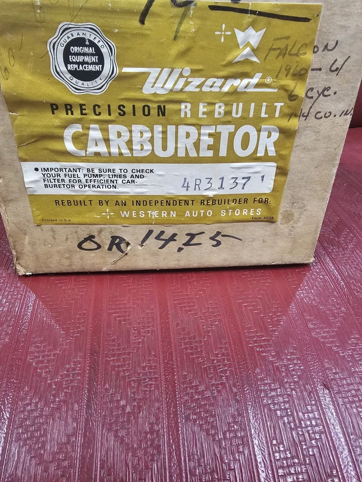 Holley 1933 1-Barrel Carburetor Parts Carb 1921 1960 1961 Ford Falcon Comet 144 - Изображение 2 из 4