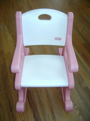 little tikes plastic rocking chair