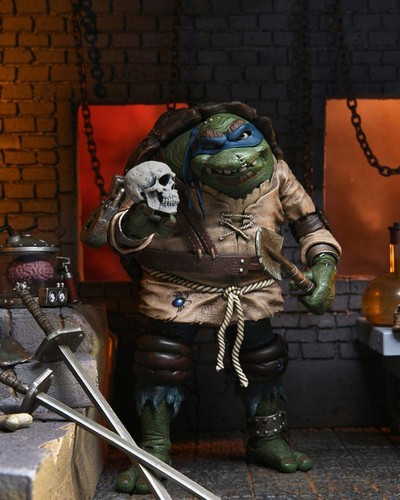 TORTUGAS NINJA FIGURA ULTIMATE LEONARDO EL JOROBADO MONSTERS NECA THE HUNCHBACK - Imagen 5 de 11