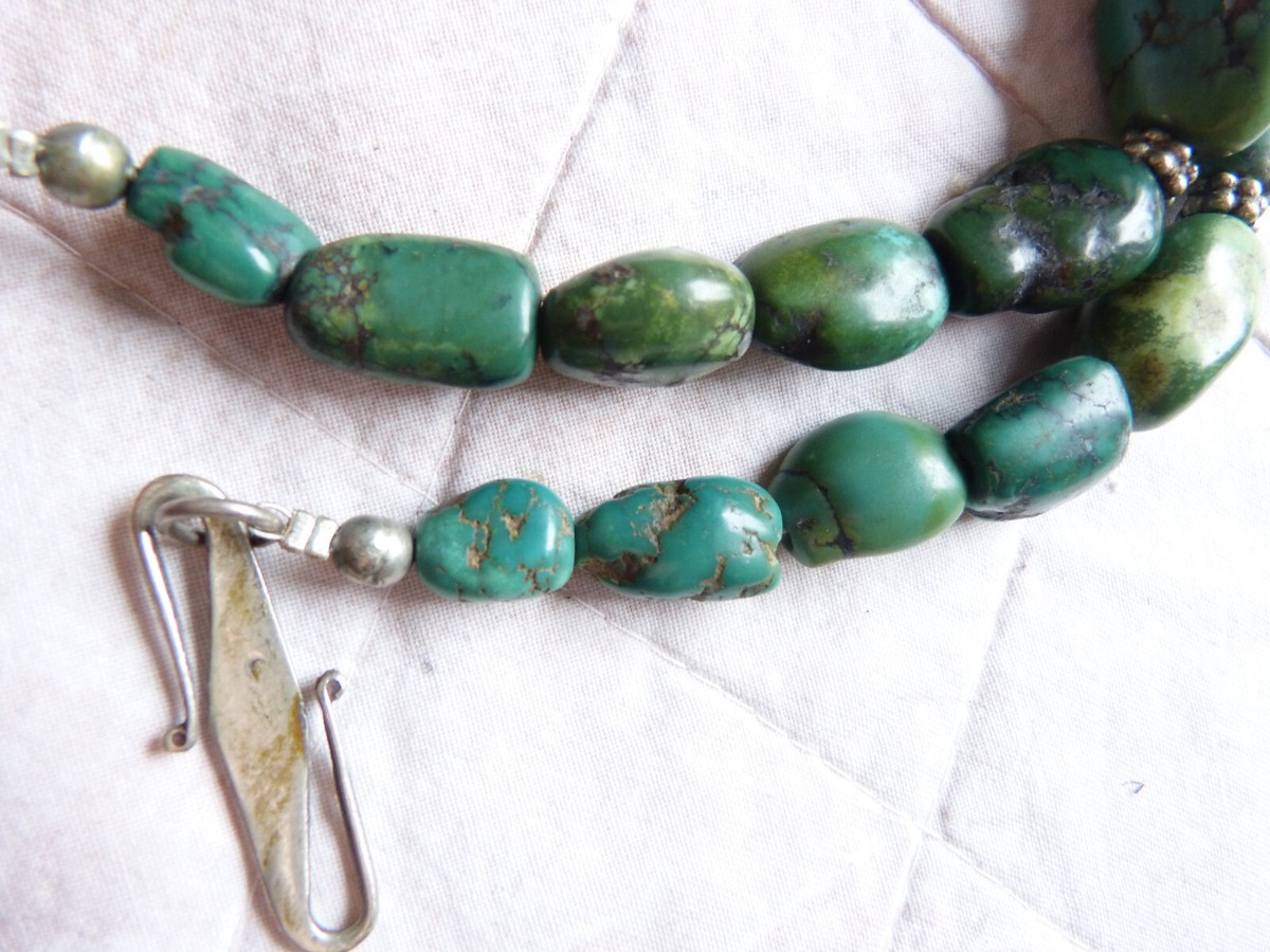 Tibetan Turquoise Coral アンティークネックレス Rare Antique Tibetan Turquoise necklace, original ancient
