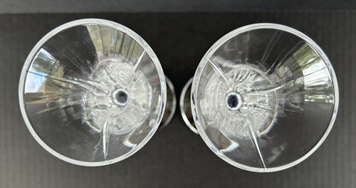 Mikasa Flame D'amore Crystal Pair Of Candlesticks 7" - Picture 2 of 8