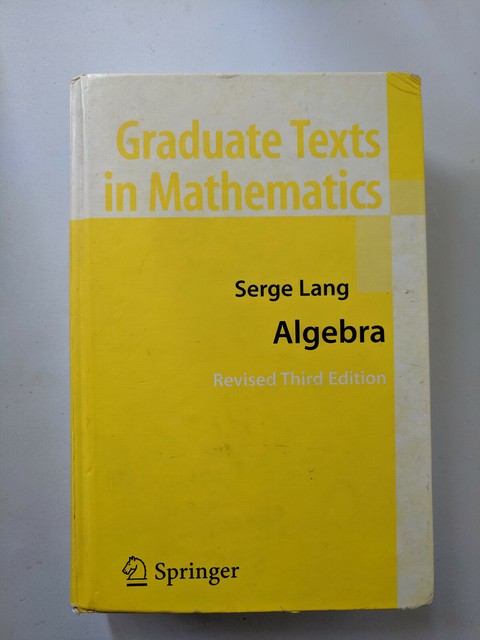 Serge Lang Linear Algebra Pdf