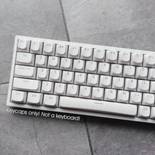 Ball Shape Keycaps PBT Double Shot Blue MDA 117Keys fits mx Mechanical Keyboards