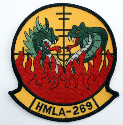 HMLA-269 GUNRUNNERS PATCH US MARINES HELICOPTER SQUADRON VETERAN GIFT PIN UP WOW