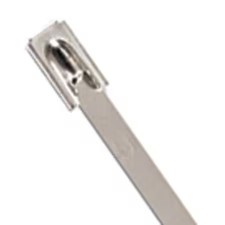 Ty-Rap Ls-4.6-520A Cable Tie, 20-1/2 In L, 6 In Max Bundle Dia., Silver, 304