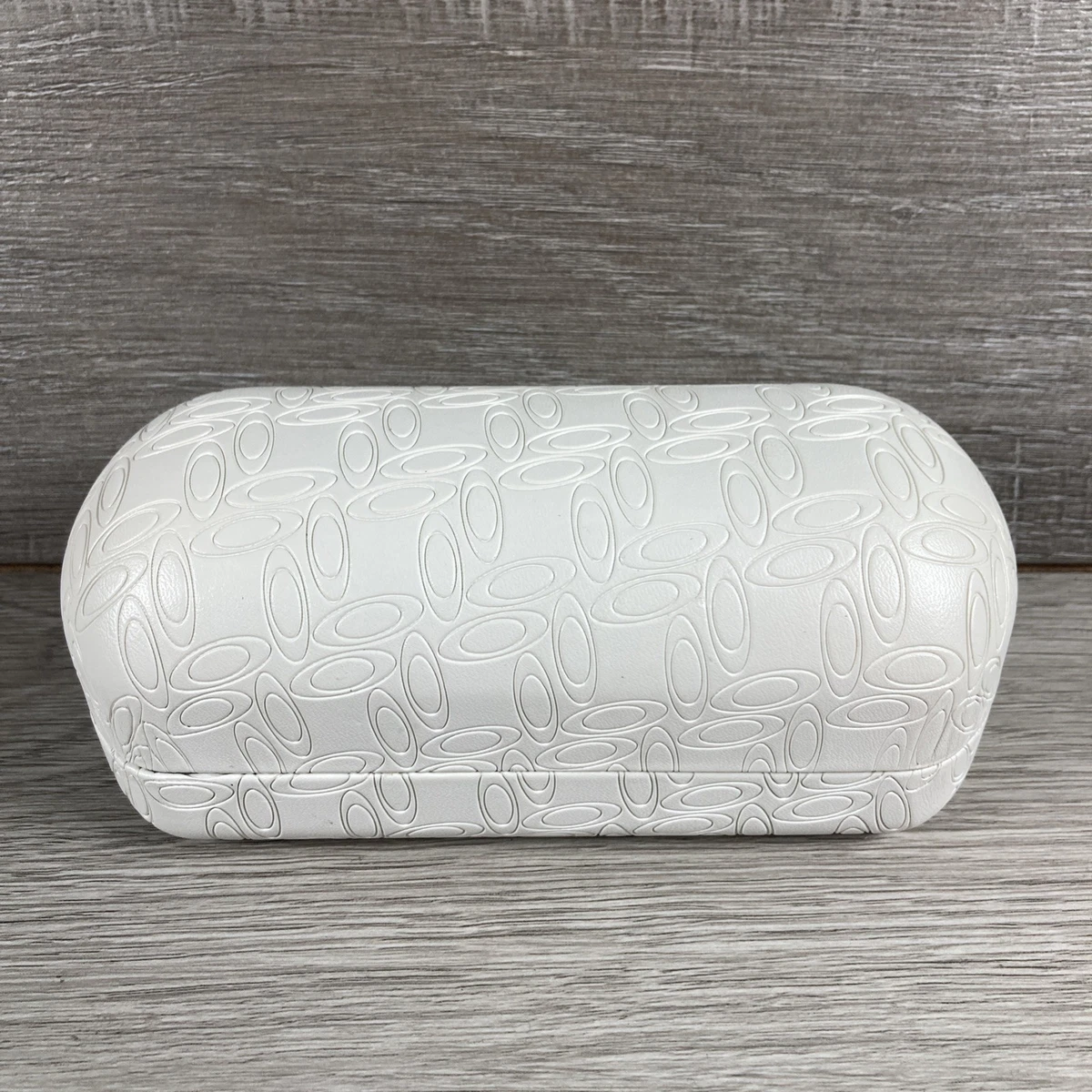 Oakley white, hard case for sunglasses. Oakley White Signature Glasses or Sunglasses Case - Hard  main image 3