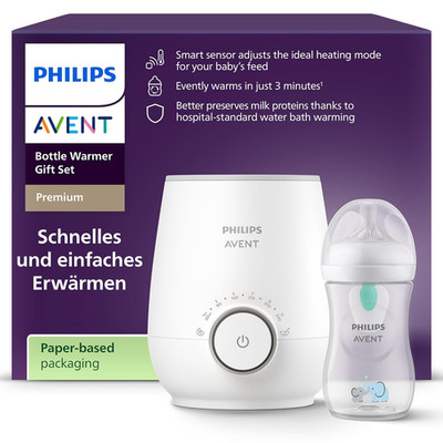 Philips Avent Premium Flaschenwärmer SCF358/10 Babyflasche Intelligent Schnell