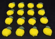 16 x Edible 3D 15mm mixed fruit fruits, cake, cupcake toppers decorations